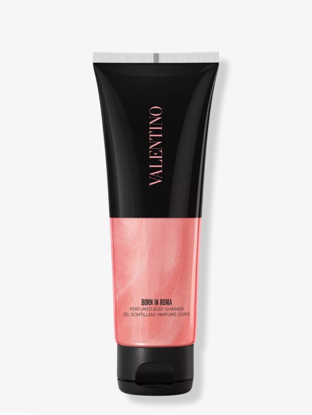 Valentino Perfumed Body Shimmer Gel — Pink & Black Tube